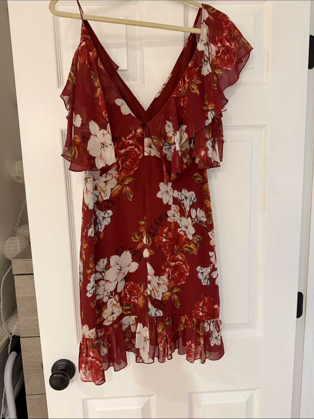NICHOLAS  Floral One-Shoulder Ruffle Dress - Picture 3 of 3